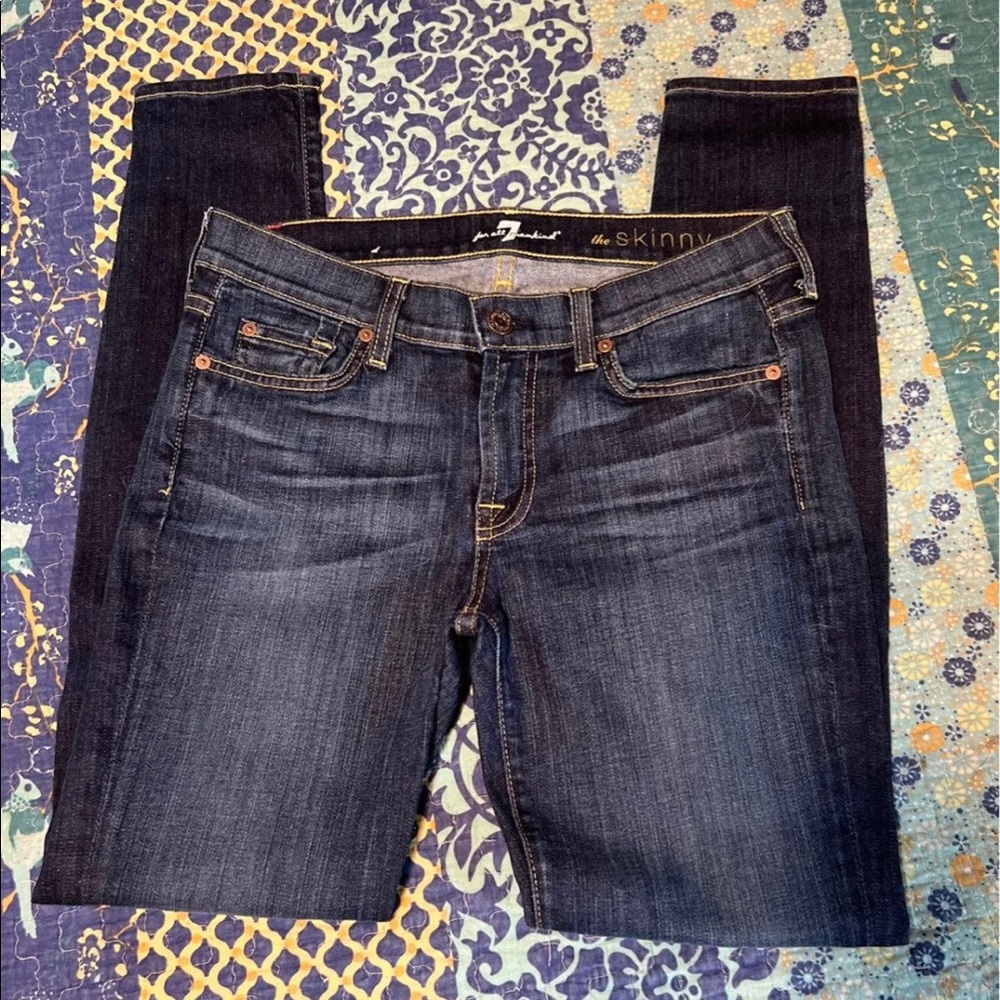 7 for All Mankind jeans. Womens size 29 “THE SKINNY” NWOT